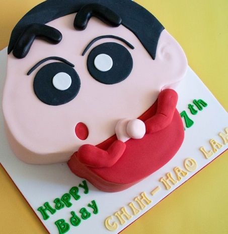 Shinchan Fondant Birthday Cake