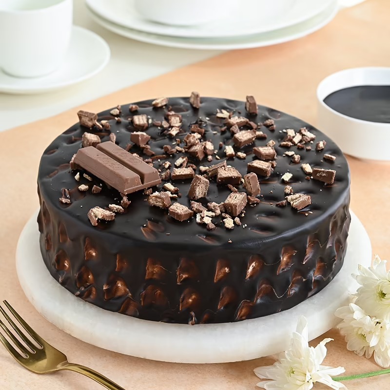 Silky Smooth KitKat Cake