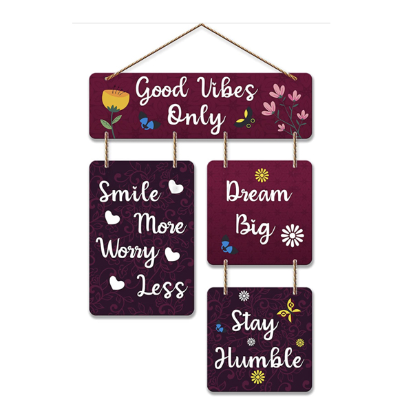Artvibes Good Vibes Only Decorative Wall
