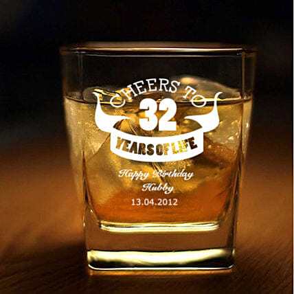 Personalised Set Of 2 Whiskey Glasses
