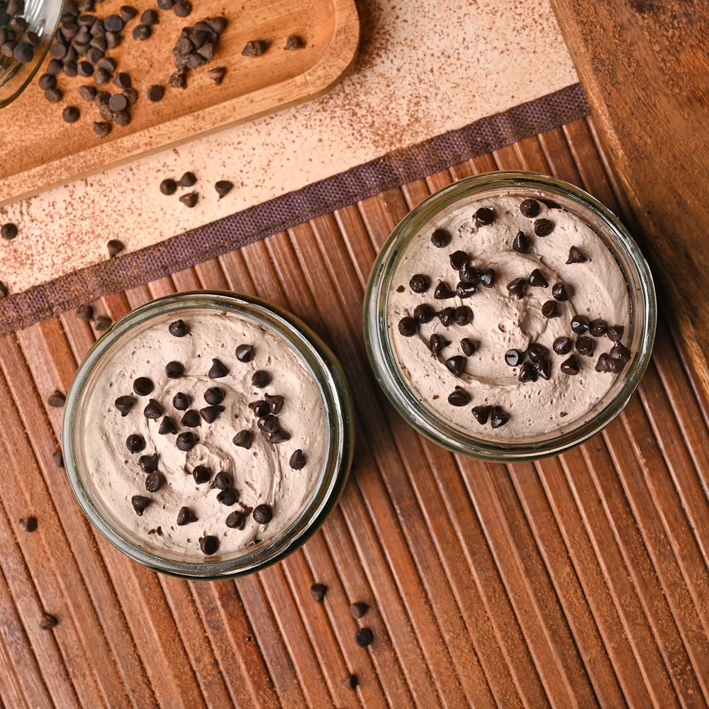 Two Chocolate Chip Jar Cake