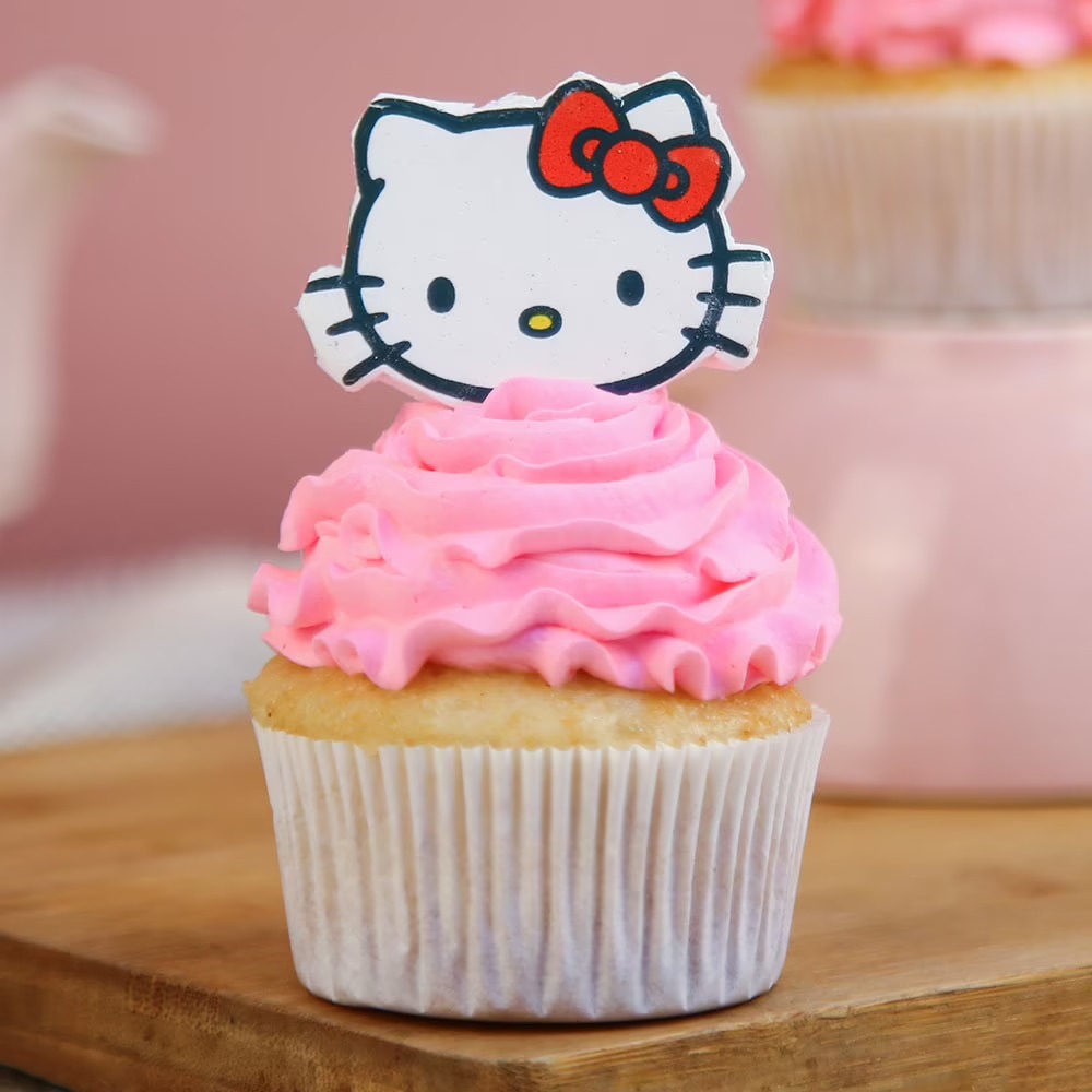 Strawberry Kitty Cupcake