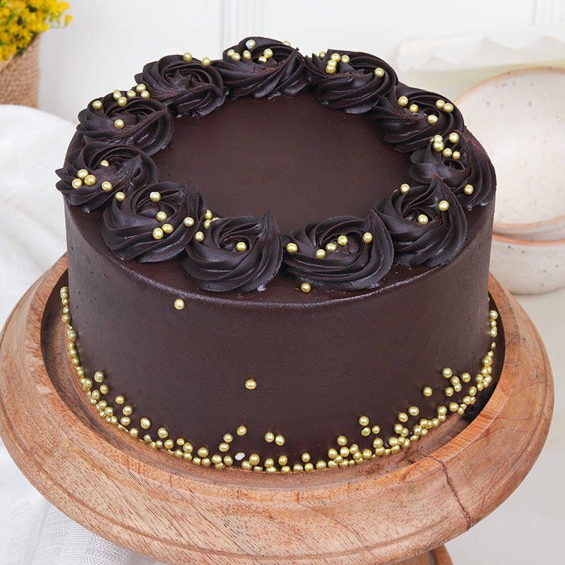 Creamy Choco N Golden Gem Cake